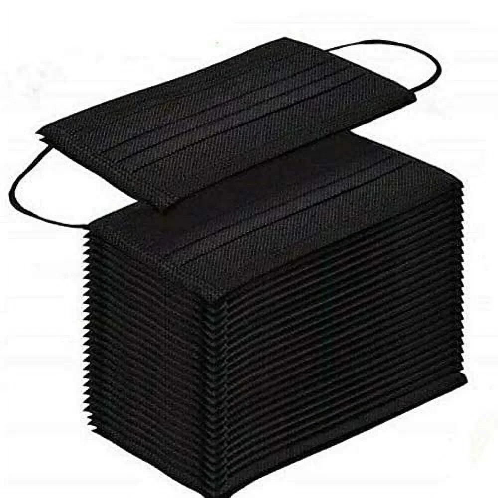 20 Box -Dre Health 3 Ply Disposable Face Masks, 50 Count Ea Box 1000 Total BLACK