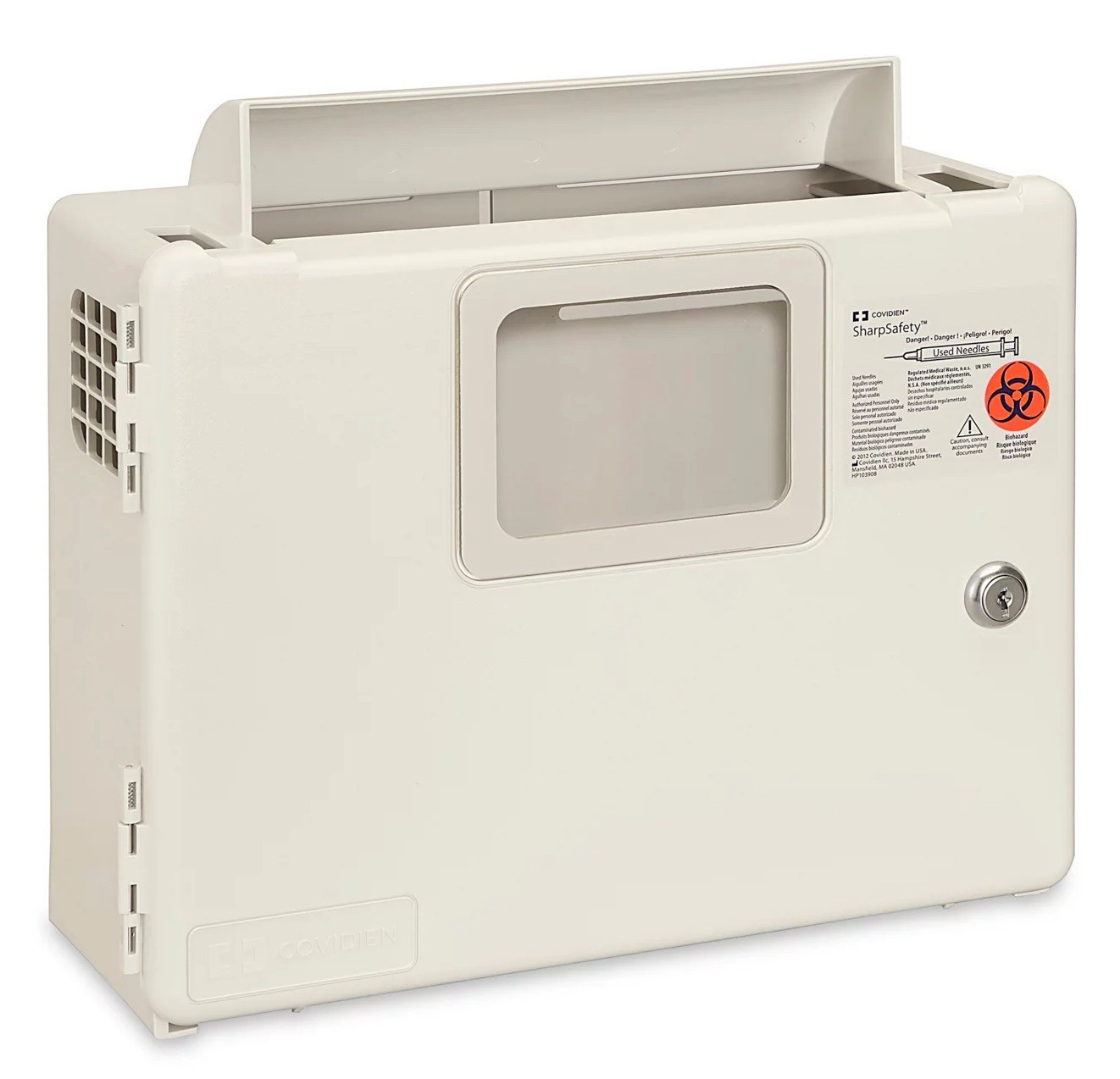 Cardinal Health SharpSafety Wall Mount Sharps Container REF 85161H