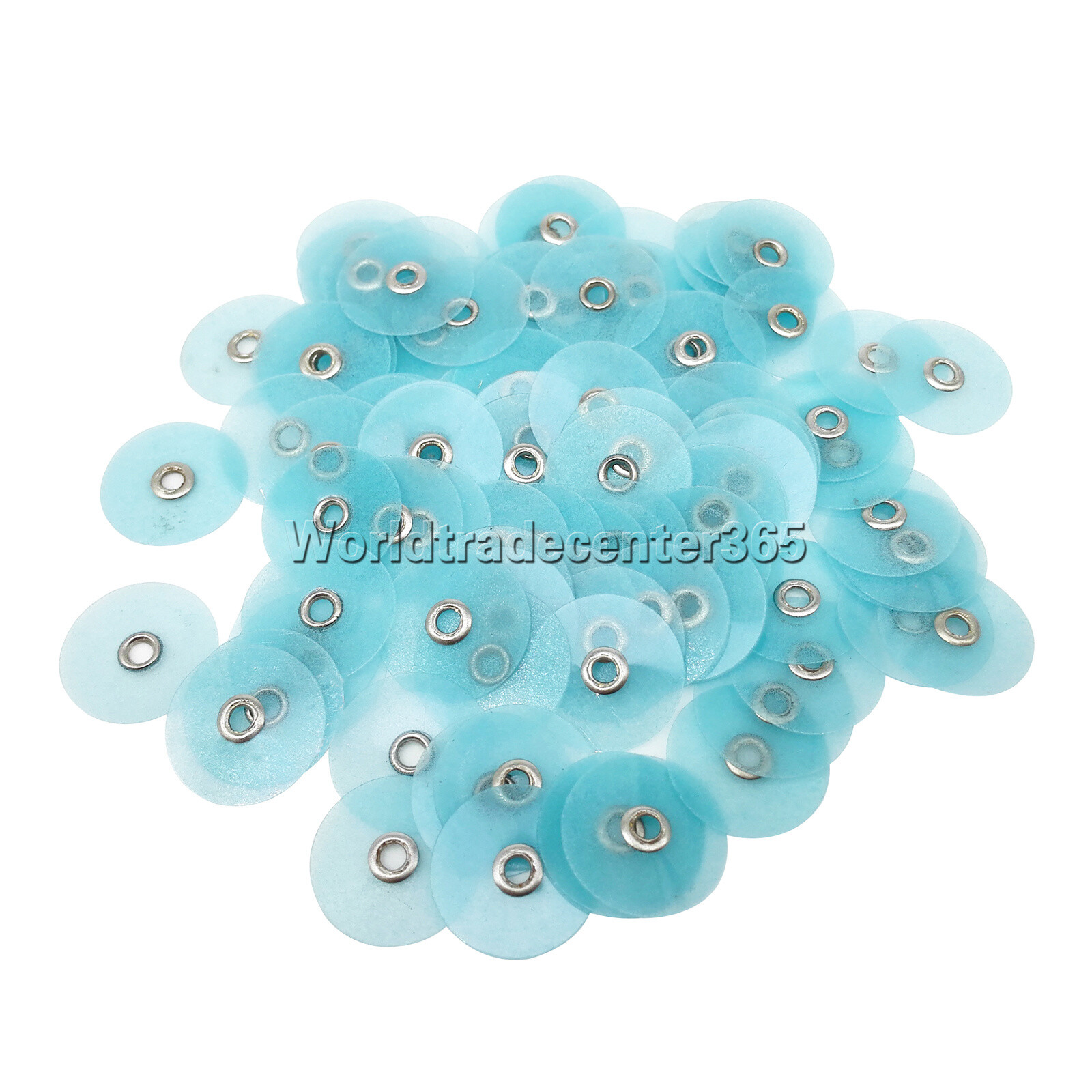100Pcs Dental Composite Finishing Polishing Discs Coarse Fine Medium 14mm Wheel
