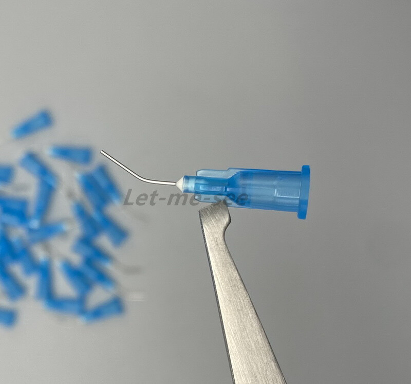 100Pcs/pack Dental Needle Tips for Etch Gel Composite Flow Applicator 18/19/20G