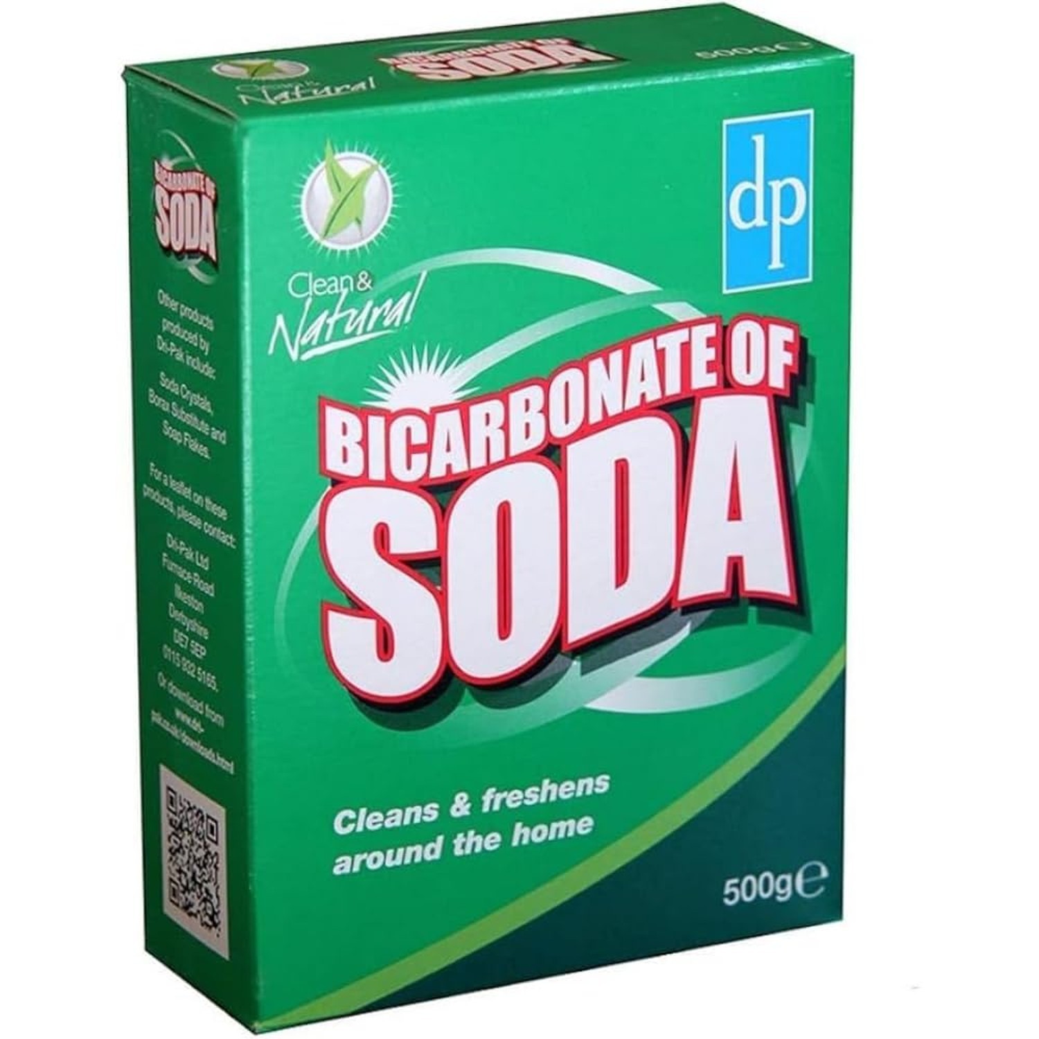Dri-Pak Clean & Natural Bicarbonate of Soda 500g 17.64 Ounce (Pack of 1)