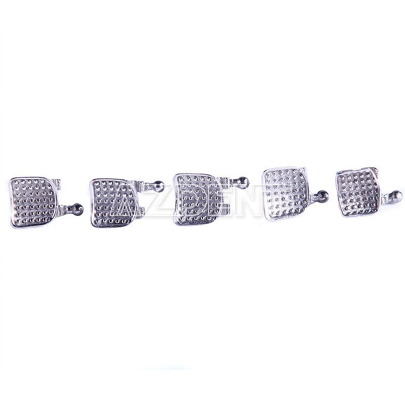 20Pc AZDENT Dental Orthodontic Bracket Braces Mini Roth/MBT .018/.022 345 Hooks