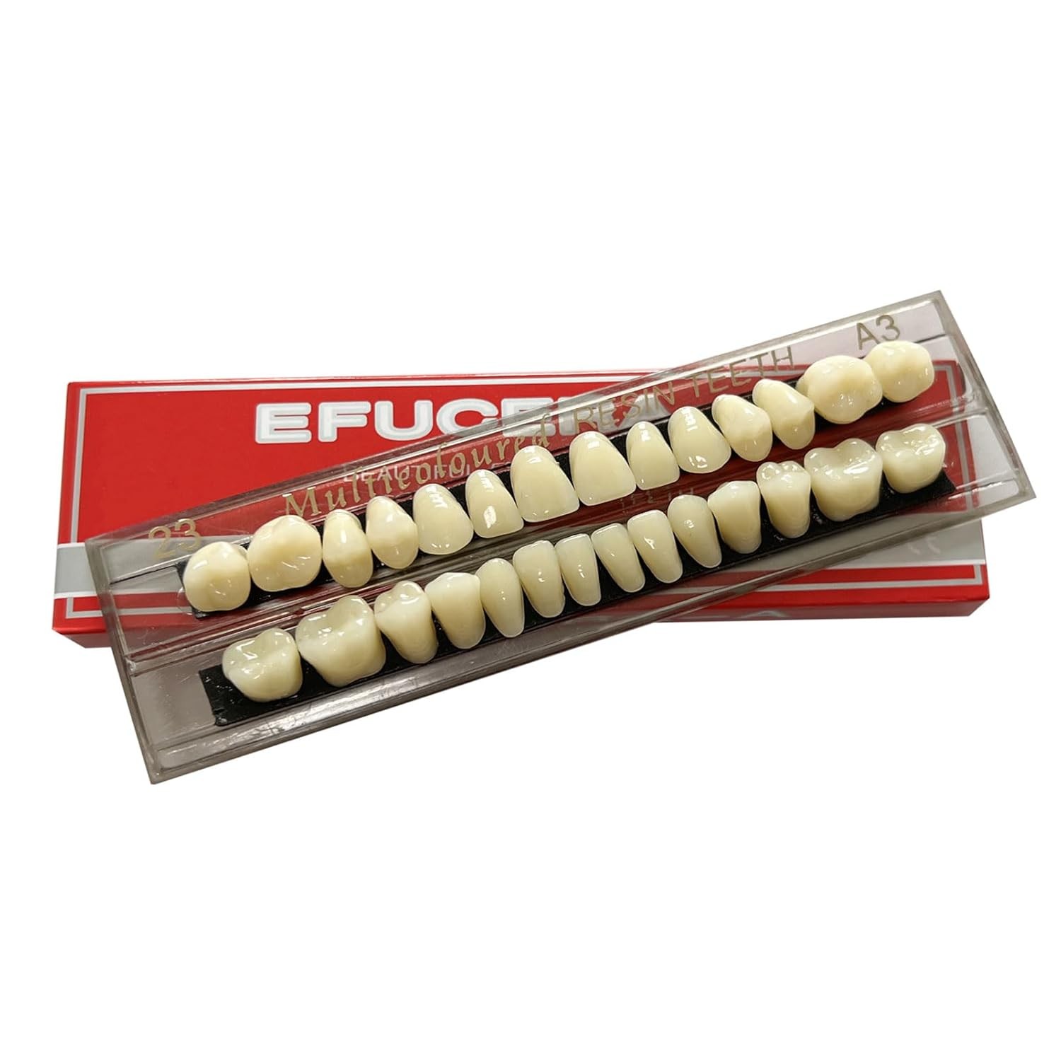 56 Pieces False Teeth Acrylic Resin Denture Tooth, Tooth Replacement…