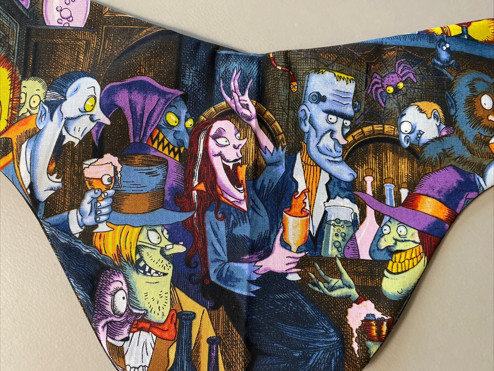 washable X-ray thyroid shield cover Ghouls and Goblins Halloween