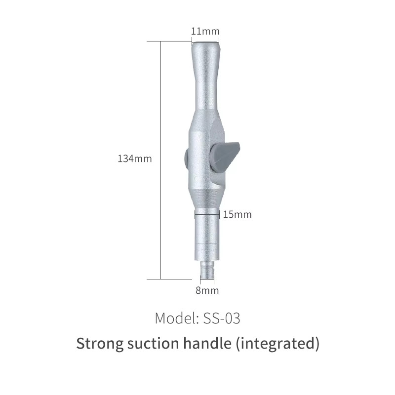 Dental Valve Oral Saliva Ejector Suction Short Strong Weak Handpiece Tip Adaptor