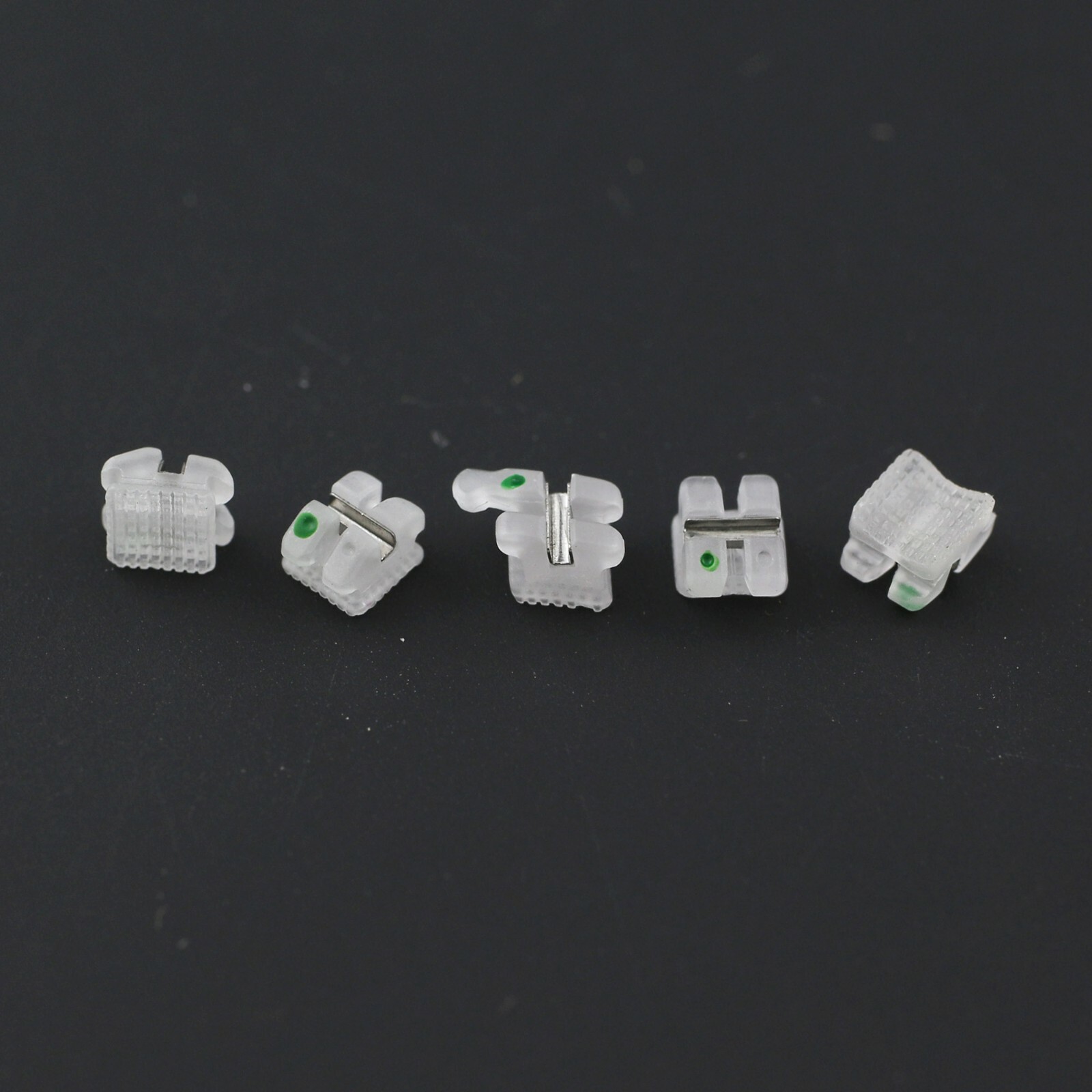 Orthodontic Bracket Ceramic Metal Slot Aesthetic Braces Roth 018 022 3M Clarity