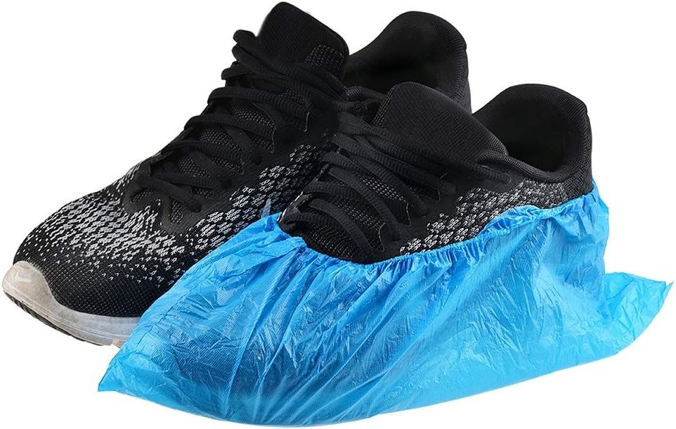 Durable Waterproof Shoe Covers – 100 Pack, Perfect for Indoor Protection