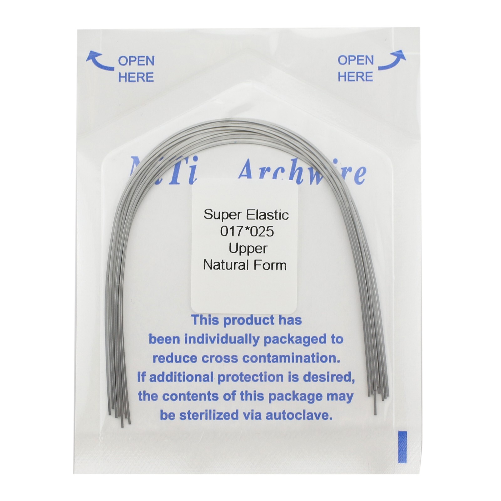Dental Orthodontic Niti Arch Wire Elastic Rectangular Round Arcos de Ortodoncia