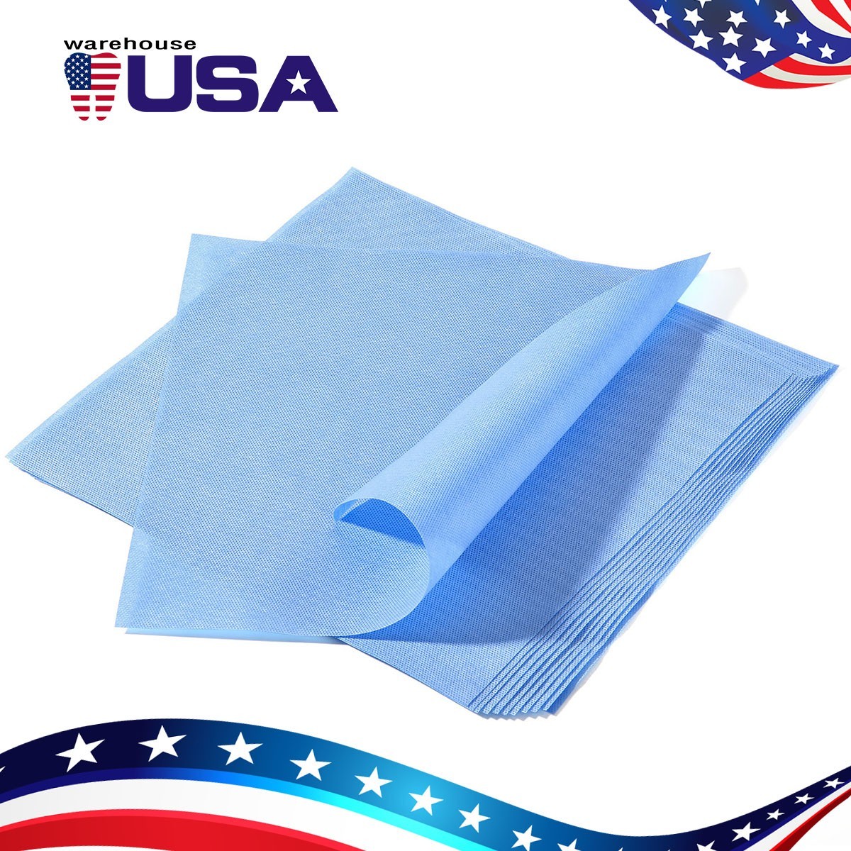 50pc Medical Dental CSR Wraps Autoclave Sterilization Wrap Sheets SMMS Non-Woven