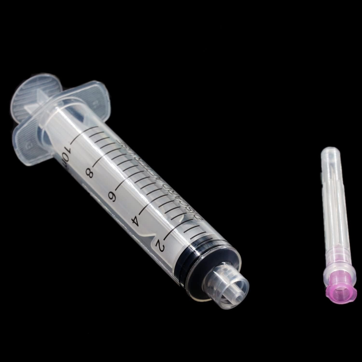 15 Jeringas de 10 ml, calibre 18,tapas de almacenamiento de aguja puntiaguda