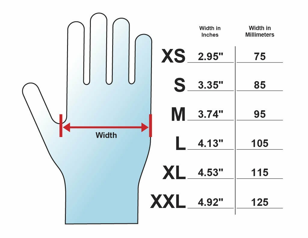 Adenna SHD935 Shadow Nitrile Powder Free Exam Gloves, Medium, Black, Case/10