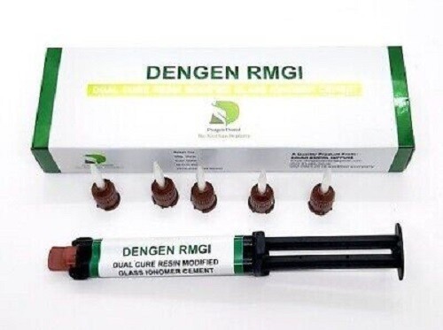Dental RMGI A Dual Cure Resin Modified Glass Ionomer Luting Cement 9gm