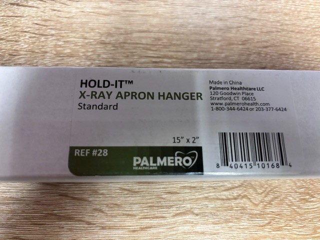 **Palmero X-Ray Apron Hanger – Wall Mount Lead Apron Storage Rack – New**