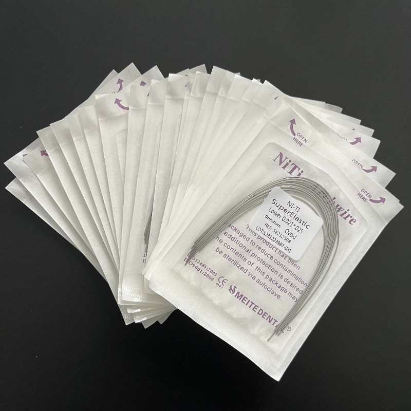 20 Packs Dental Ortho Stainless Steel/NIti Super Elastic Arch Wires Rectangular
