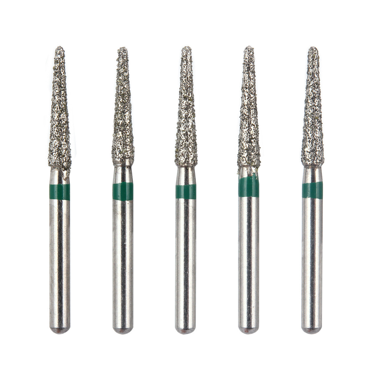 100pcs AZDENT Dental Diamond Burs For High Speed Handpiece Friction Grip 1.6mm