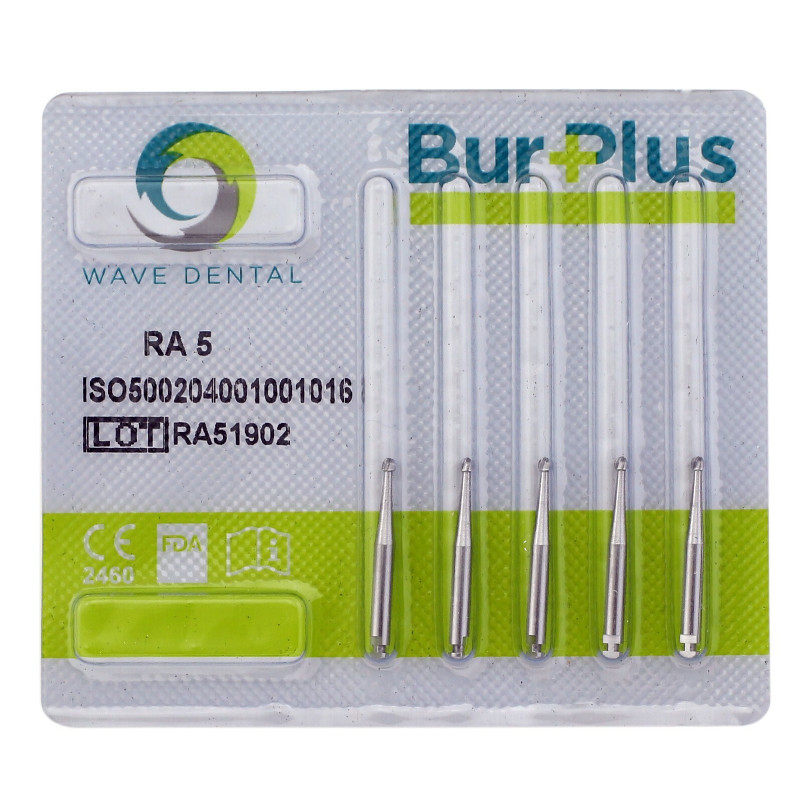 Wave Dental Operative Carbide Bur Round Latch RA 1 2 3 4 5 6 7 8 Prima Midwest