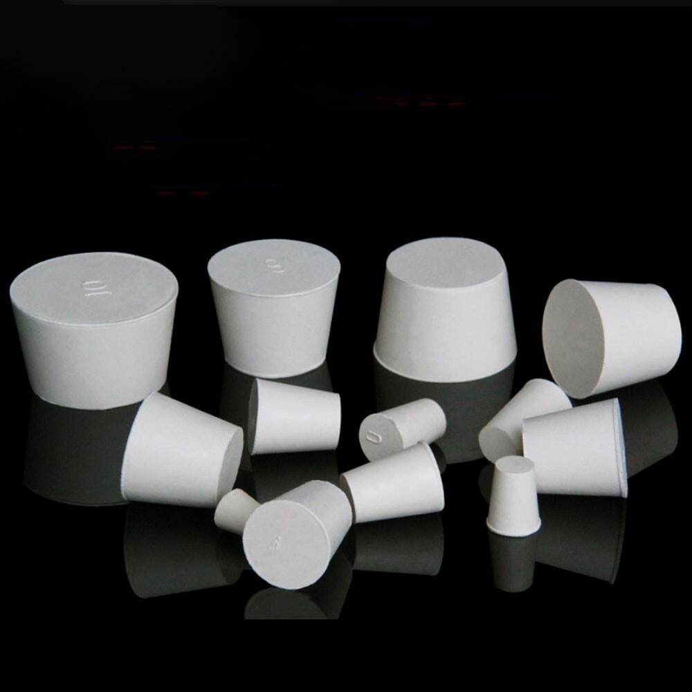 Rubber Bung Stopper Tapered Plugs Laboratory Solid Stoppers Sizes Various Flask