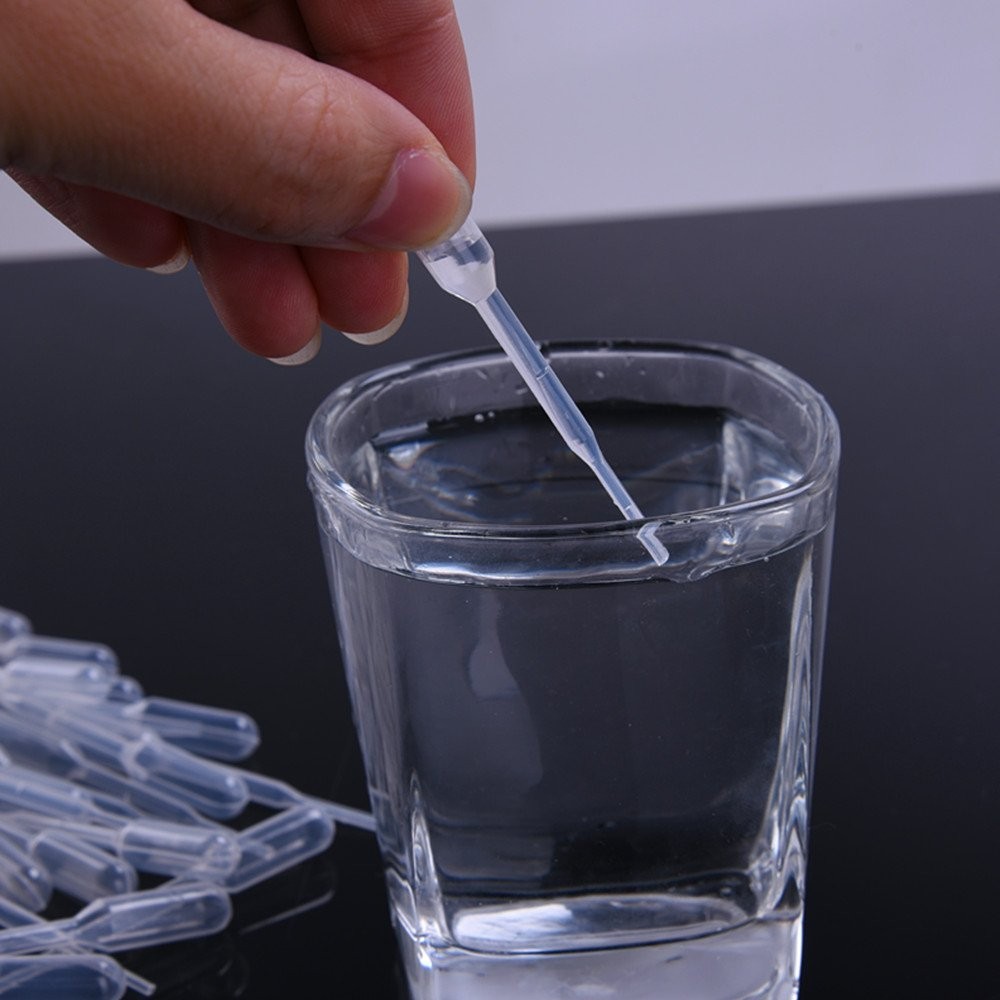 200 Pieces 0.2 ml Capacity Disposable Graduated Transfer Pipettes Dropper Polyet