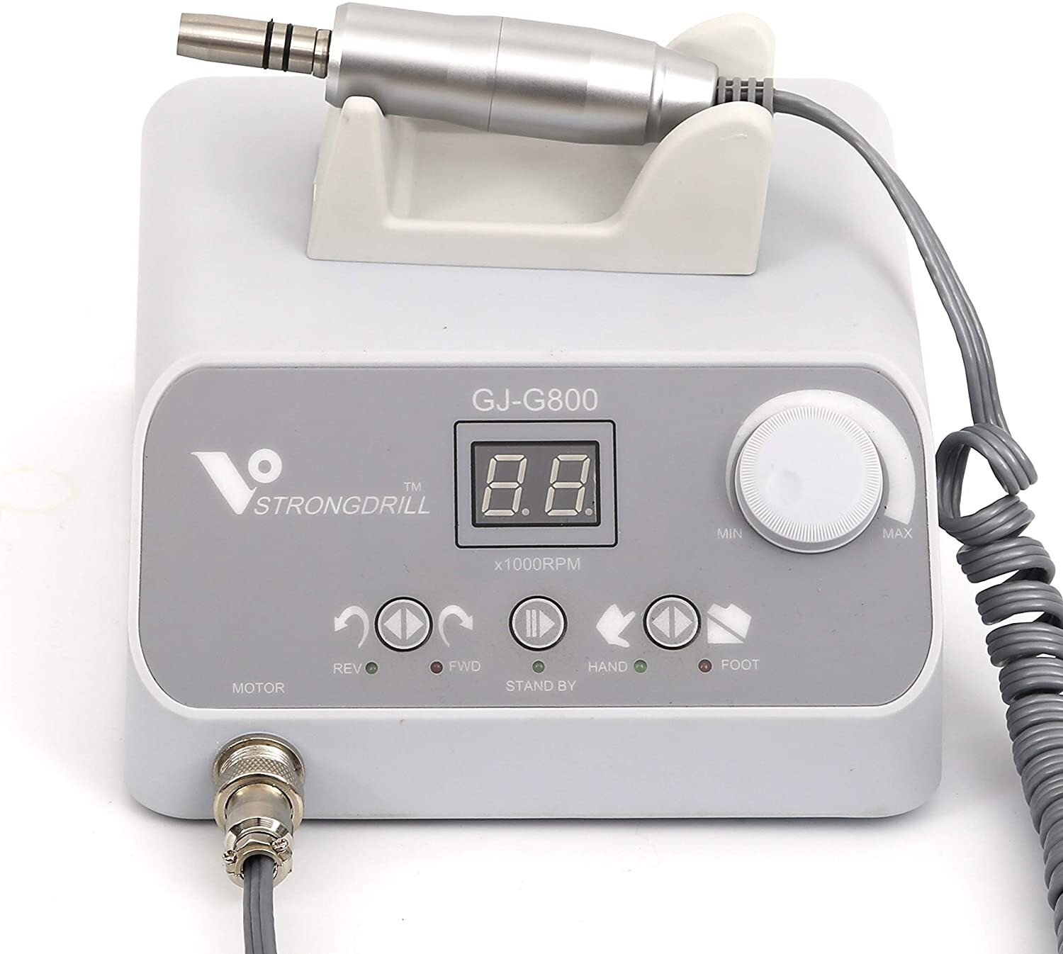 G800 Strong Dental Micro Motor Polisher Machine 50000 RPM with E-type Handpiece