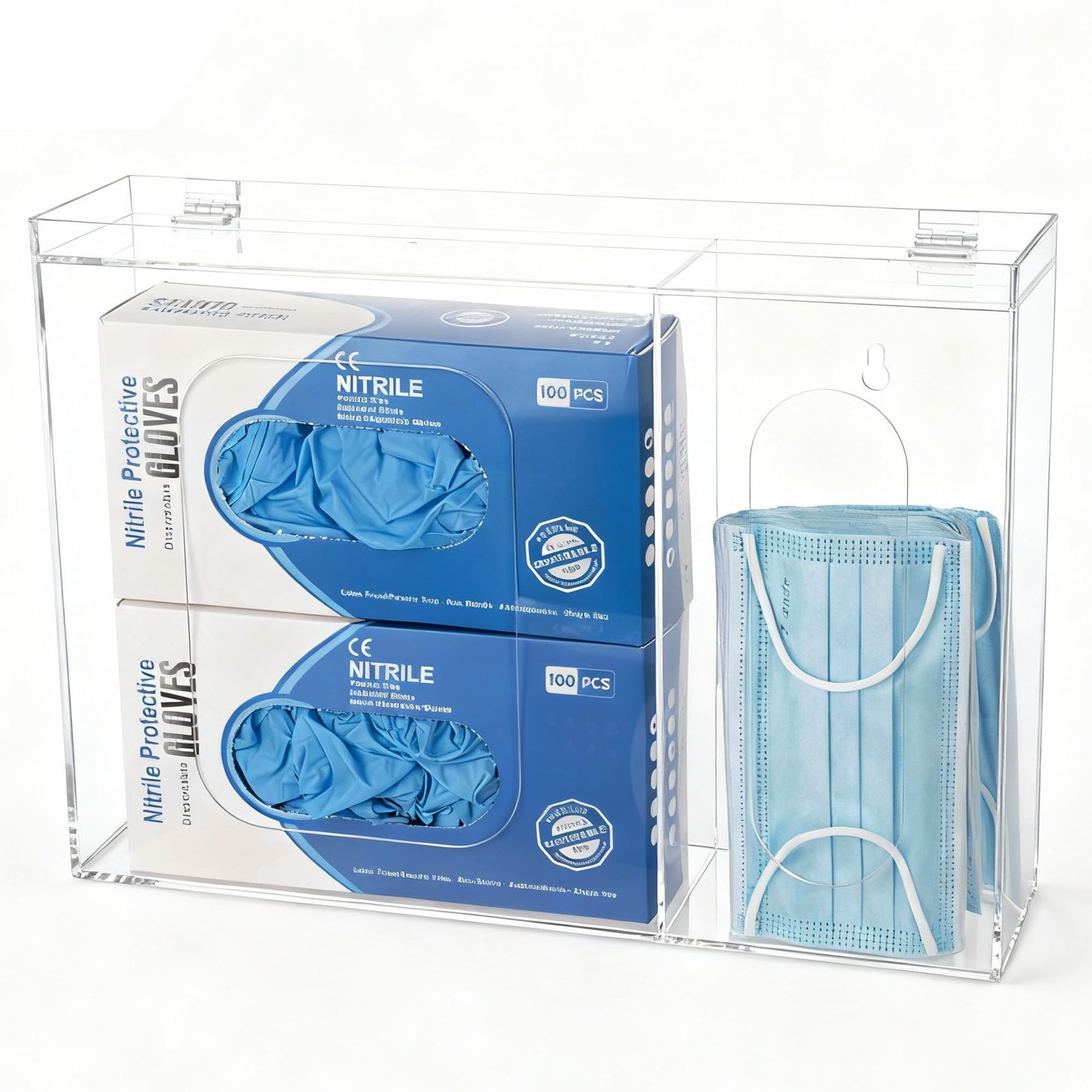 Acrylic Disposable Glove Holder for Wall Mount or Tabletop , Clear Glove Box …