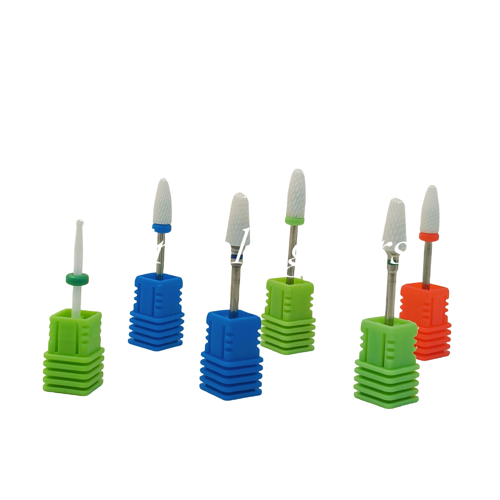 Dental Lab Solid White Zirconia Ceramic Bur Micromotor HP Cutter Polishing Burr