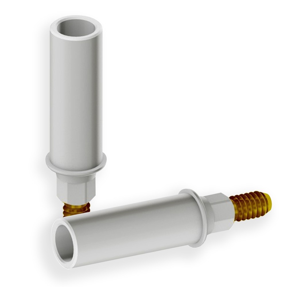 Adin NP Engaging Plastic Cylinder Casting Abutment 3.7mm x GH 0.7mm x 11mm (NP00