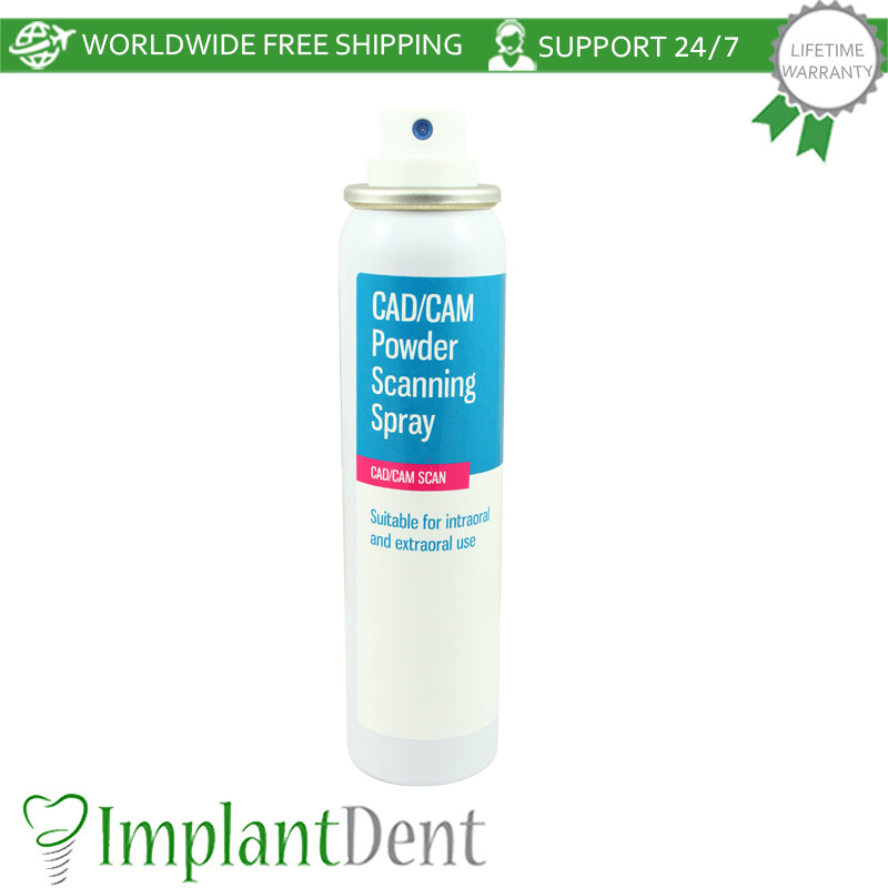CAD/CAM Powder Scanning Spray Dental Intraoral Scan 75ml Digital Lab Die Stone