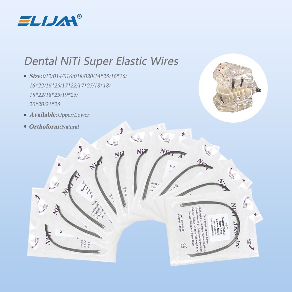 Dental Super Elastic Niti Round Arch Wires Arch Wire for Bracket Braces Alambre