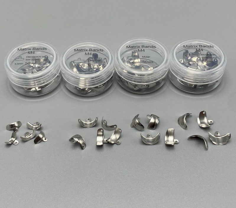 Dental Sectional Contoured System Matrix Bands M4 Metal Matrices Refill