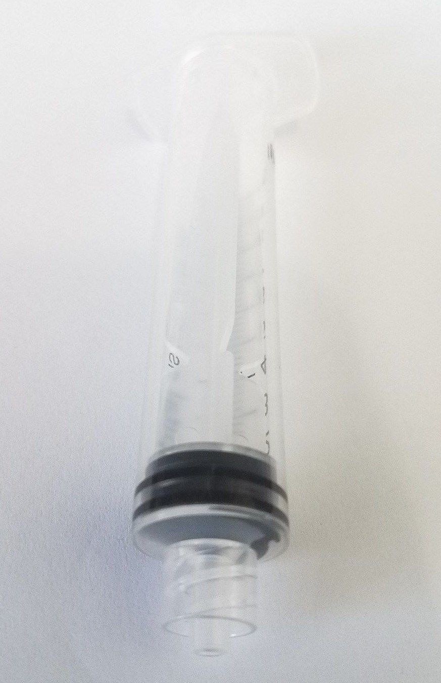 10 5ml Syringe Only with Luer Lock Tip Sterile Disposable Latex Free 5cc NEW