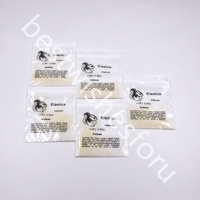 3.5 oz Light 1/8″ Chipmunk Dental Orthodontic Rubber Bands Elastics Latex Braces