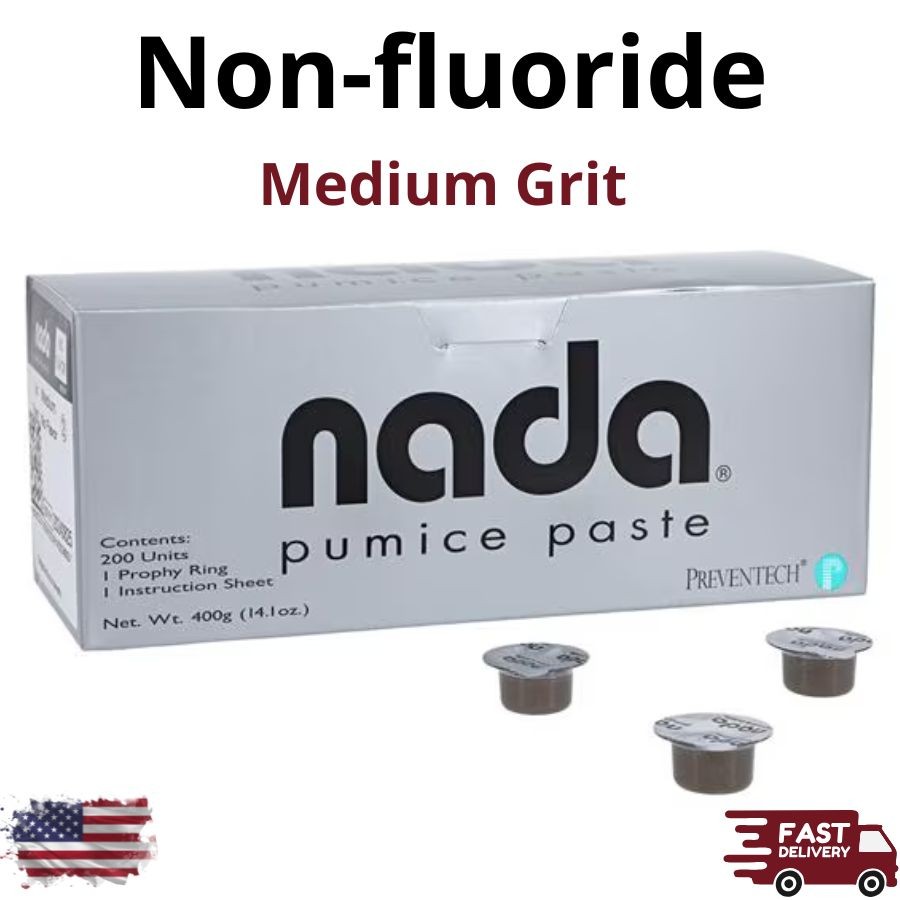 200 Cups Dental Nada Pumice Prophy Paste Non-Fluoride Prophylaxis