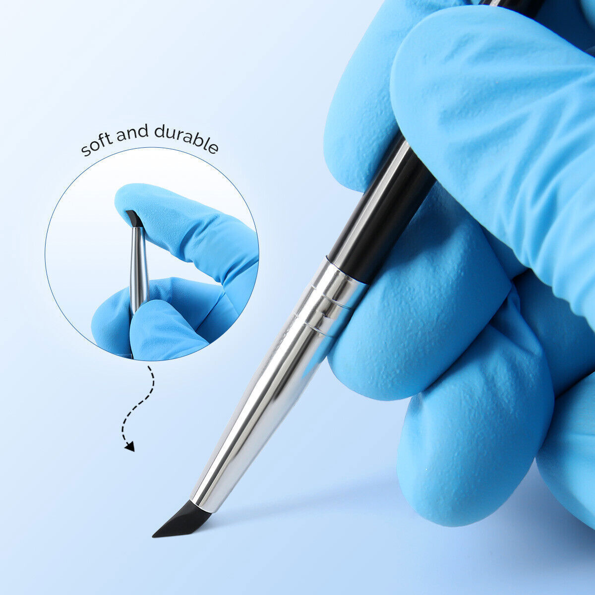 5pcs/PK Dental Composite Resin Porcelain Brush Pens Shaping Silicone Tooth Tool