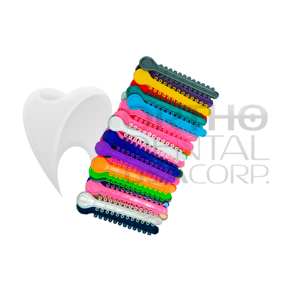 ELASTOMERIC LIGATURE TIES (1008 PCS) Low Friction Technology Made in USA