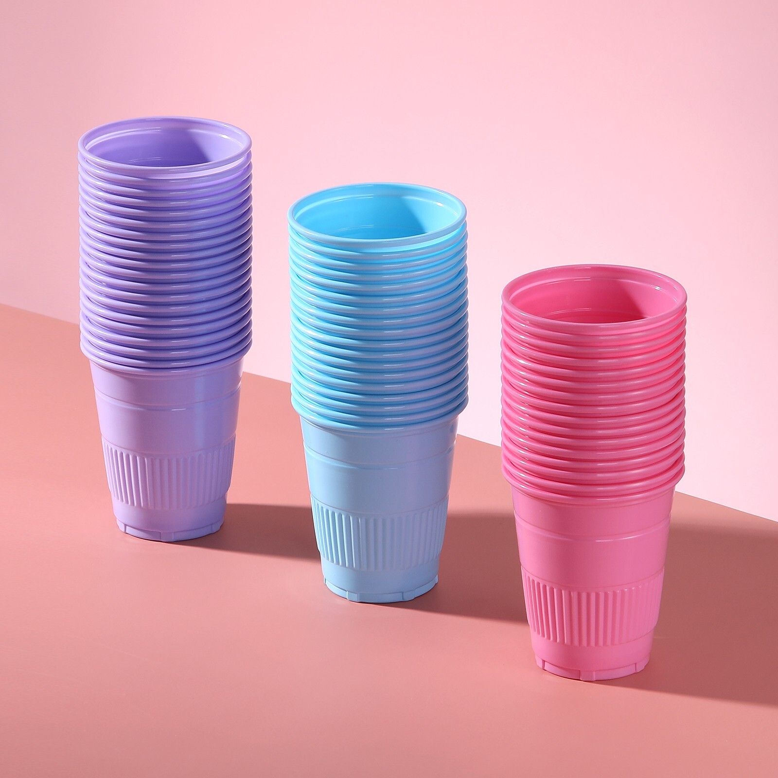 1000 JMU Dental Plastic Disposable Drinking Cups 5OZ Rinse Cup Mouth Wash Blue
