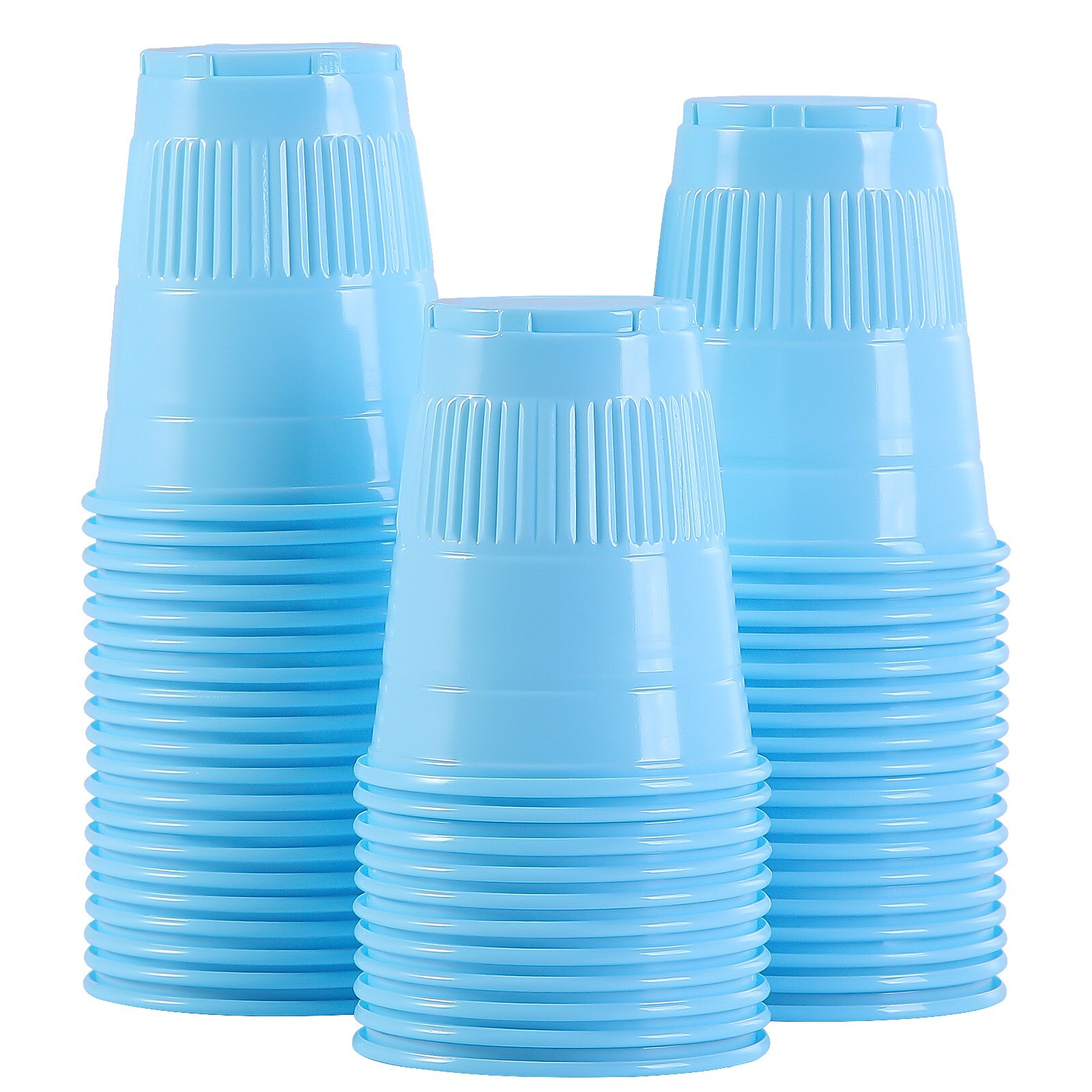 1000 JMU Dental Plastic Disposable Drinking Cups 5OZ Rinse Cup Mouth Wash Blue
