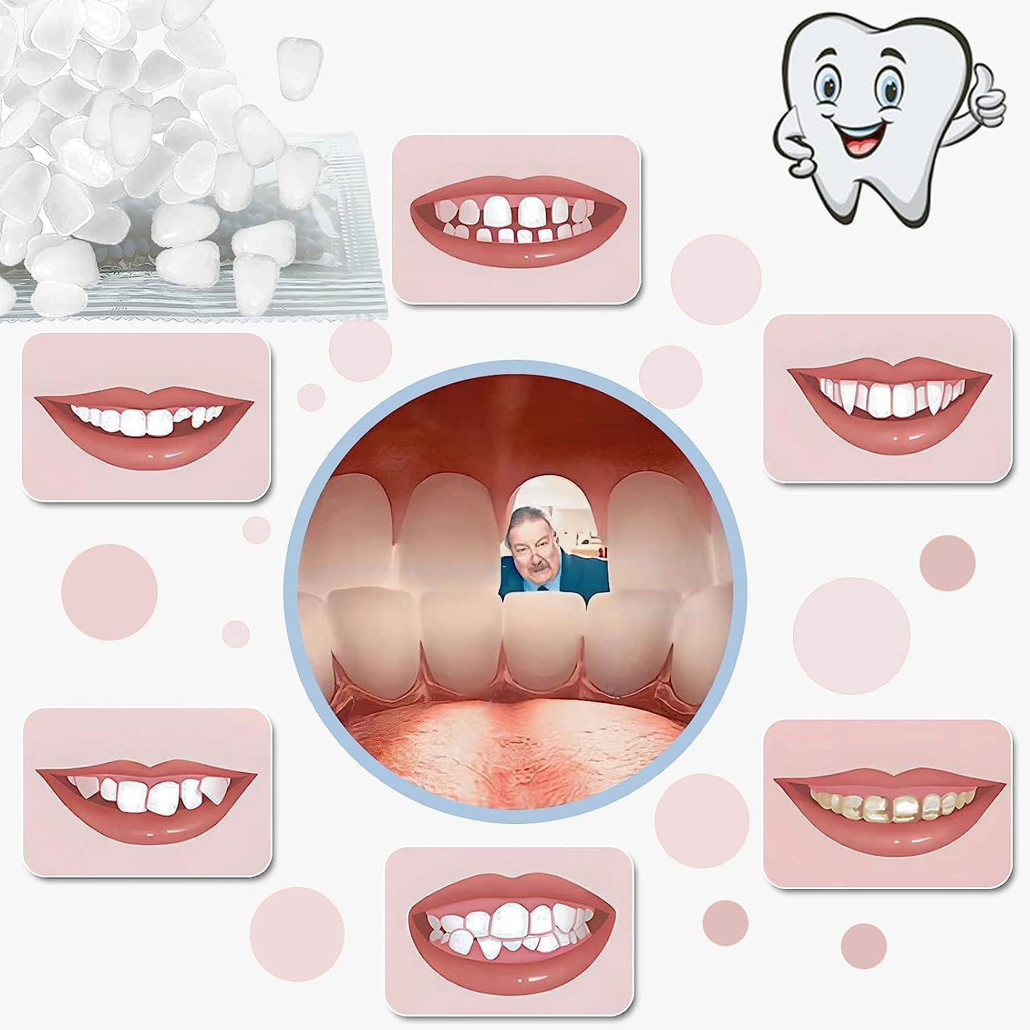 50Pcs Dental Ultra Thin Whitening Porcelain Teeth Veneers Resin Teeth Anterior