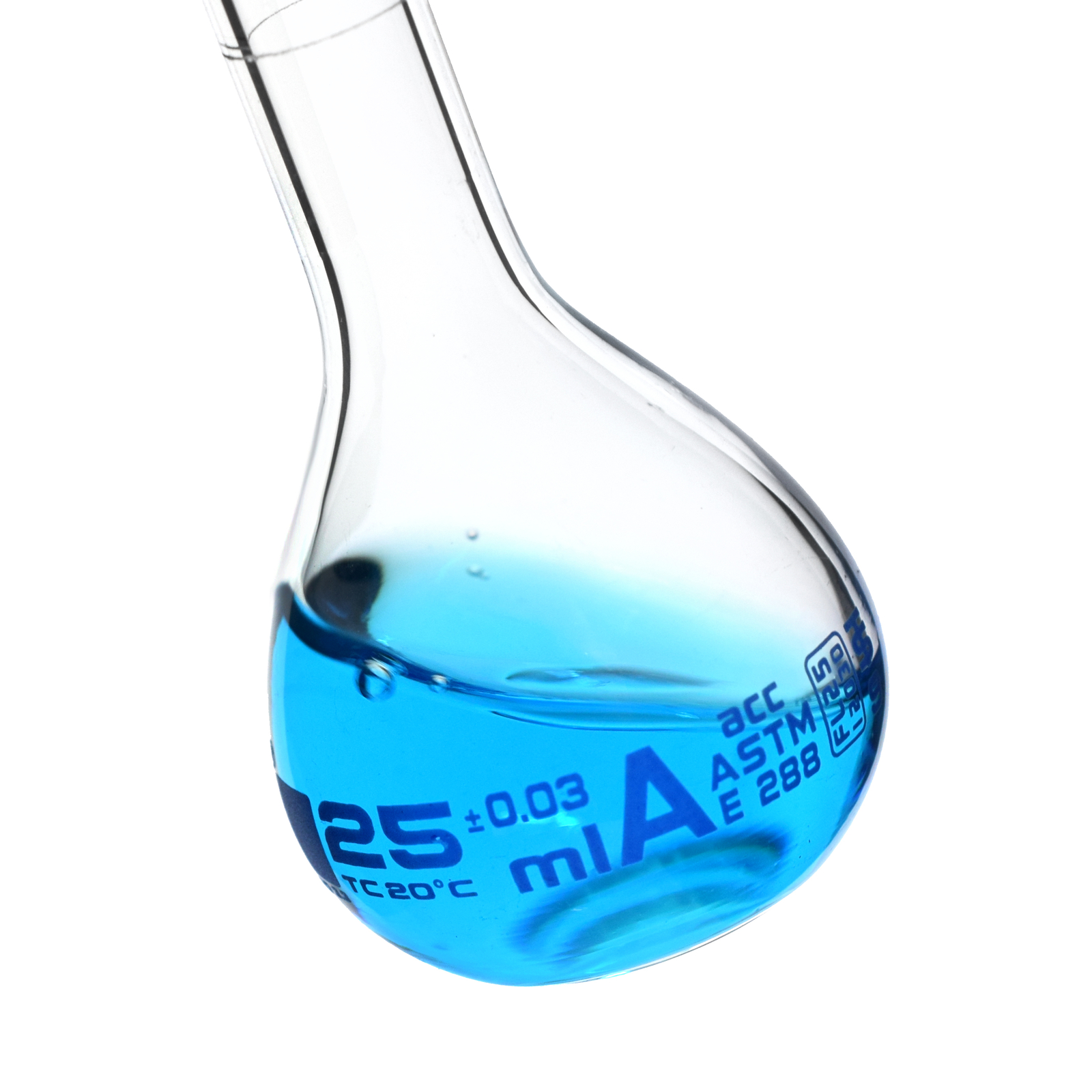 Eisco Labs Volumetric Flask Set, 10, 25, 50ml – Class A, ASTM