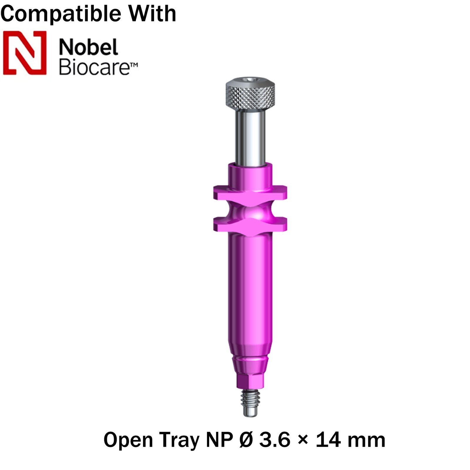 Dental Impression Transfer Coping Open Closed Tray Analog NP RP fit Nobel Active
