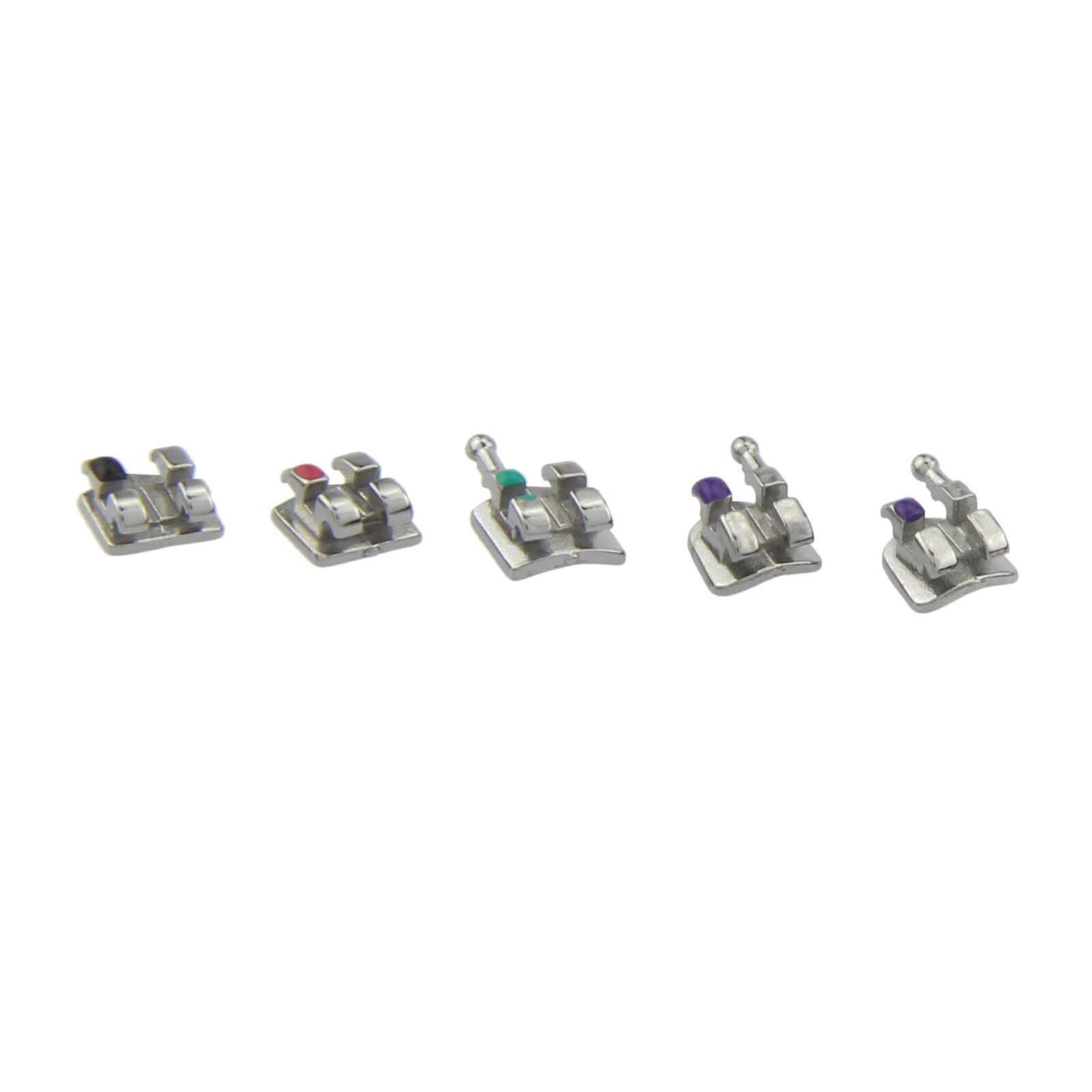 Dental Ortodoncia Braces Brackets Metal MIM Mini 022 018 Roth MBT 345 Hook 5-5