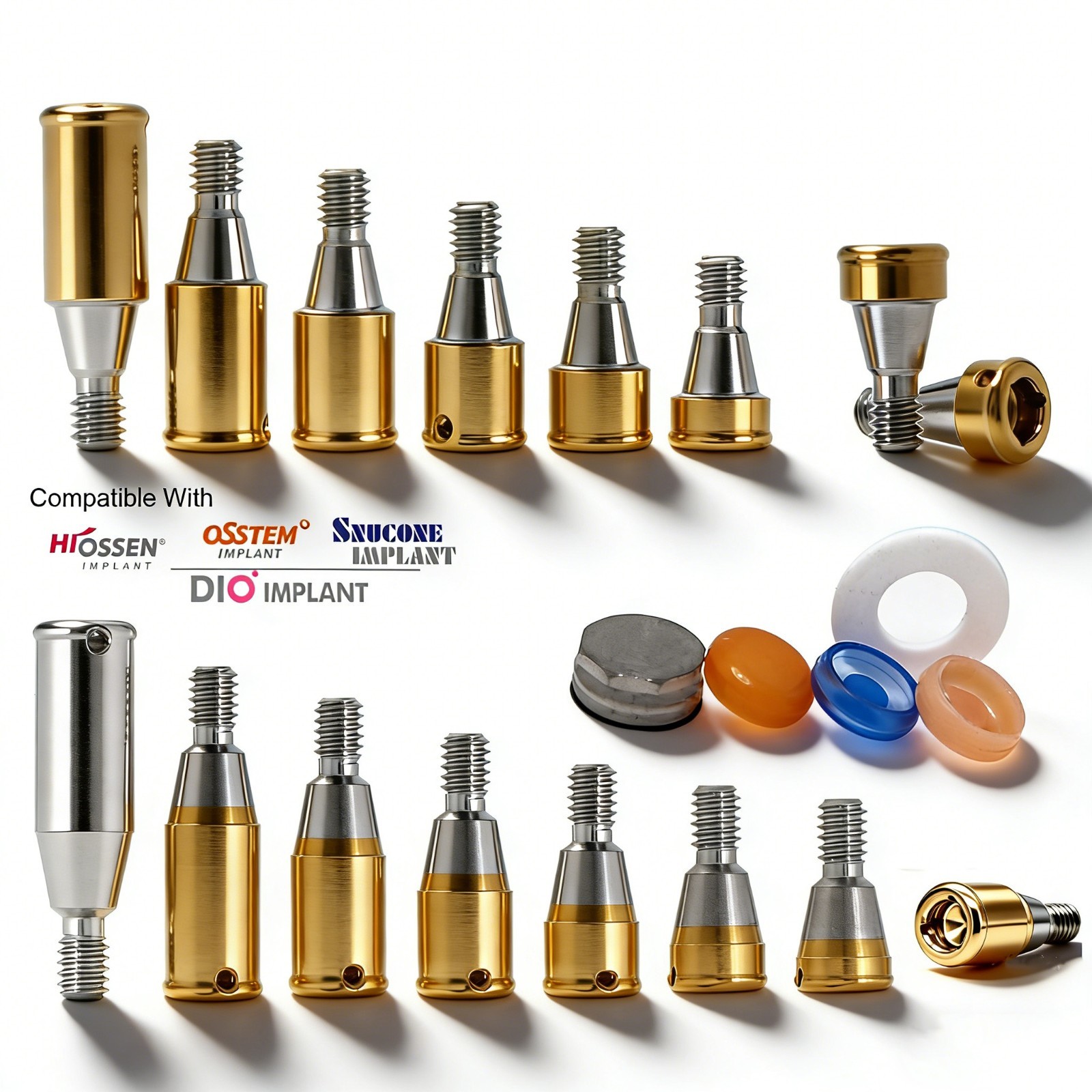 US Dental ZEST LOCATOR Overdenture Abutment For HIOSSEN ET Implant Mini/Regular