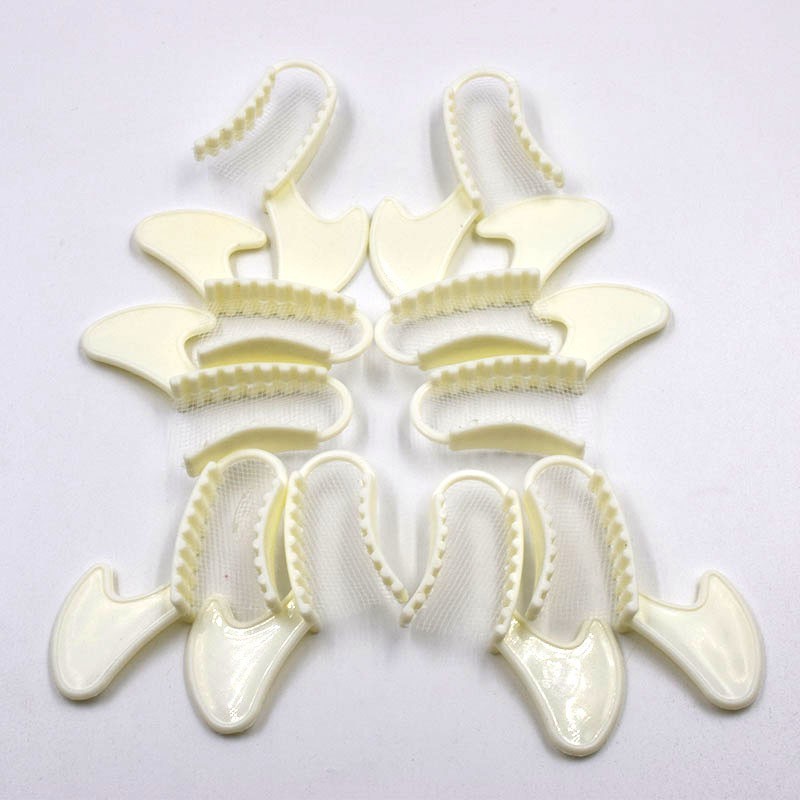 50 (1 Bag) Dental Bite Registration​ Impression Triple Trays Tray Mold Posterior