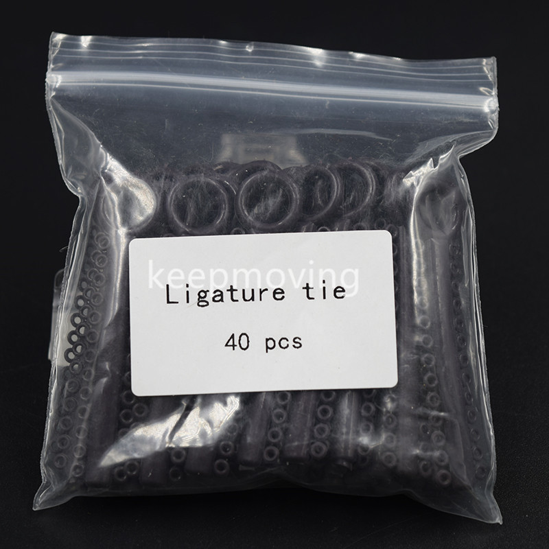 1 Pack 1040 Pcs Dental Orthodontic Elastic Braces Rubber Ligature Ties 37 Colors