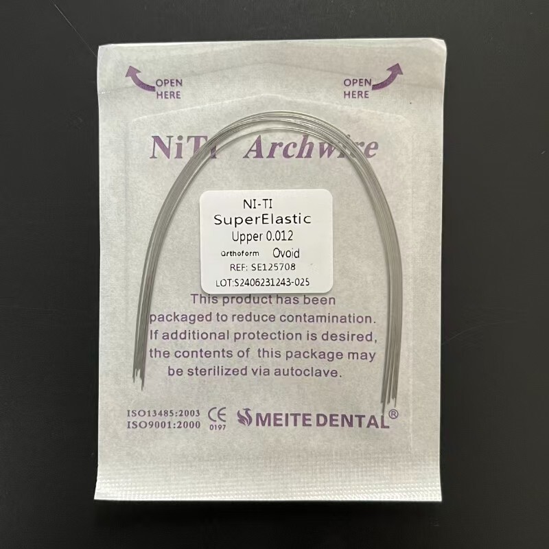 5 Packs Dental Orthodontic Super Elastic Wire Niti Round Arch Wires Ovoid Form