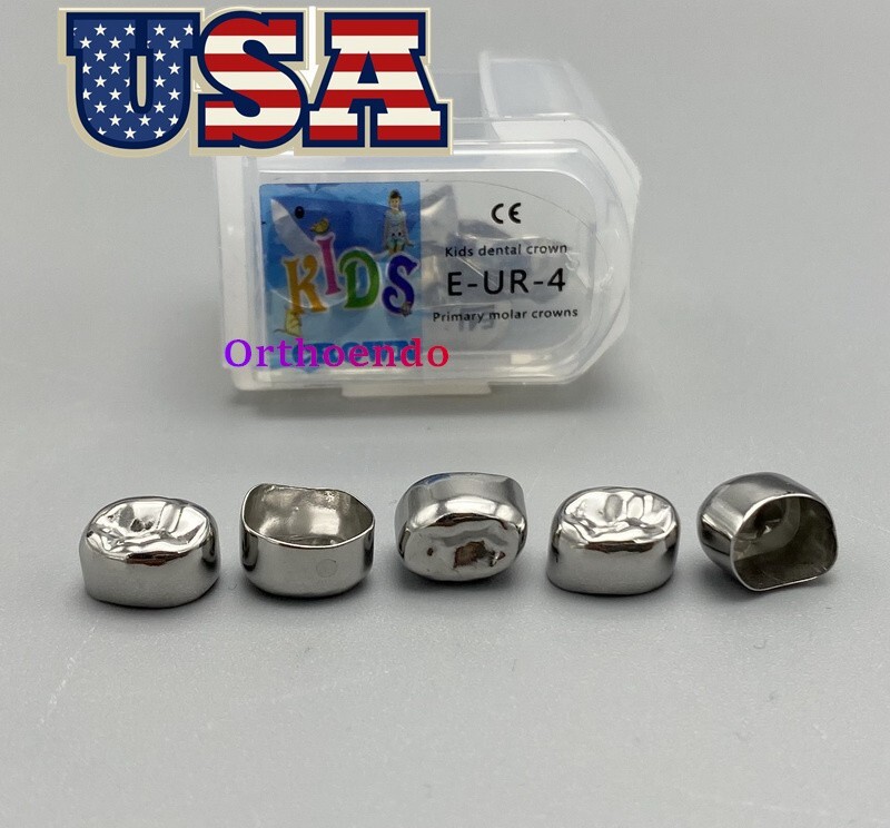 Dental Pediatric Crown Kids stainless steel molar crowns preformed Primary