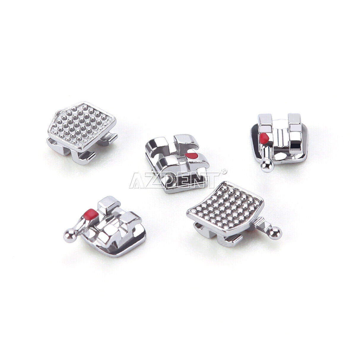 Dental Orthodontic MIM Monoblock Brackets Braces Roth/MBT 022/018 Hook 345