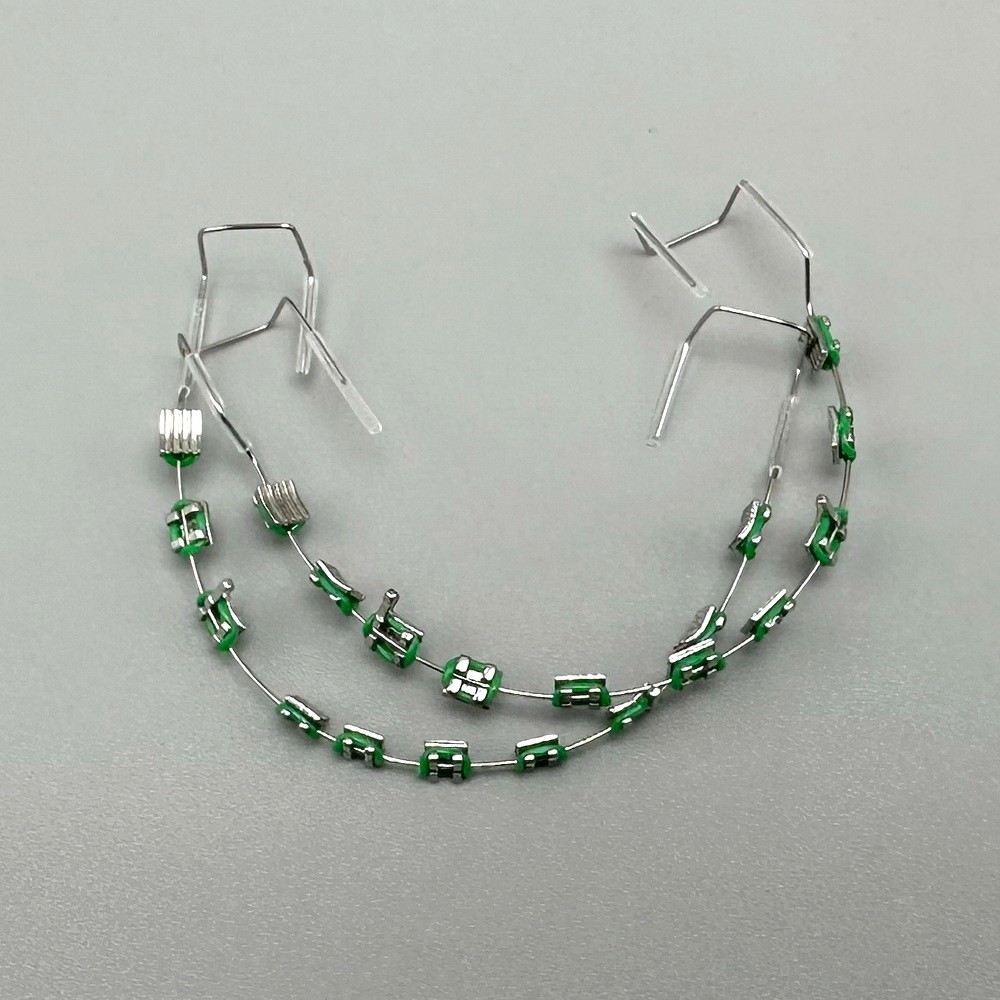Temporary Tooth Decoration Fake Braces Metal Wires Ortho Bracket Ligature Ties