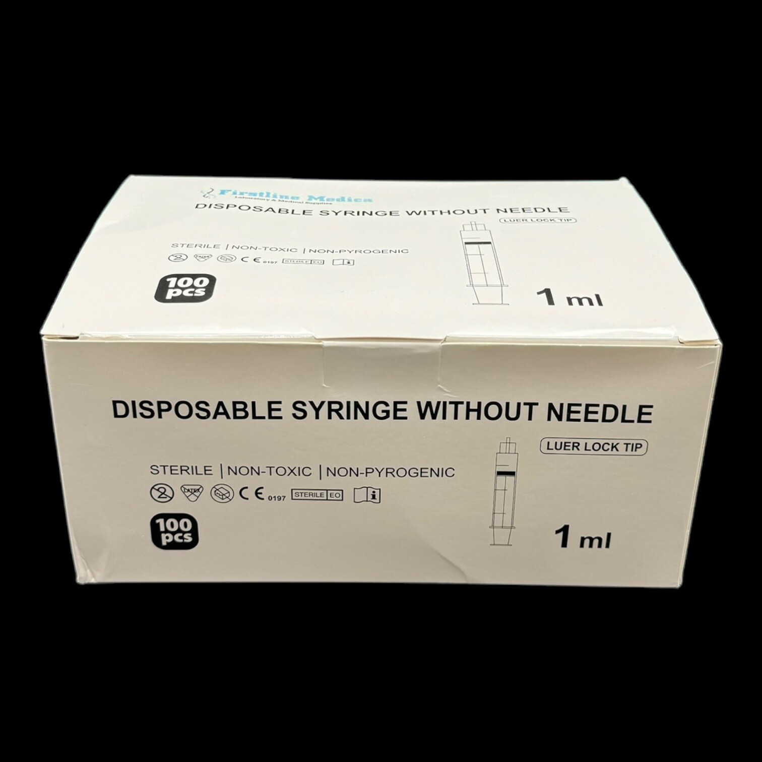 Syringe – Sterile – Luer Lock – 1ml – 2×100/pk
