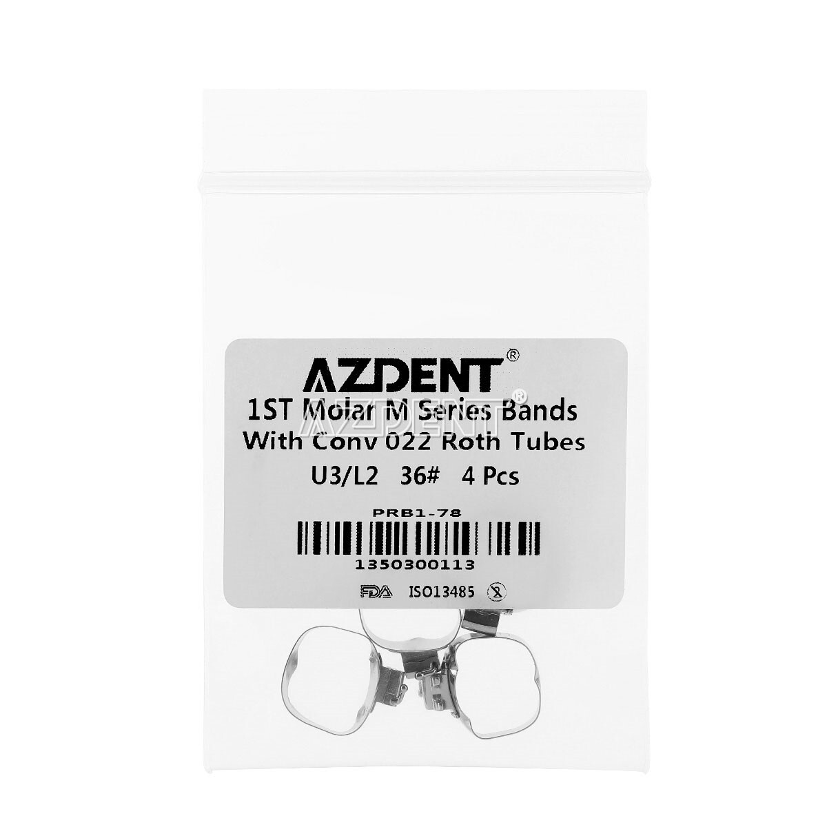 Dental Orthodontic Bands Buccal Tube 1st Molar MBT/Roth.022 Convertible/Non-Con