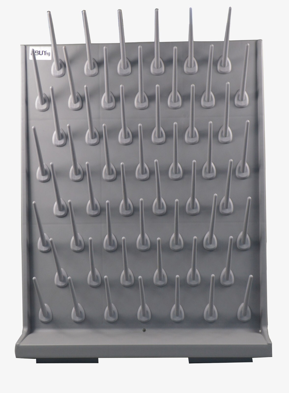 Desk/Wall-Mount 52-Pegs Detachable Flask/Test Tube Drying Rack Lab Supply